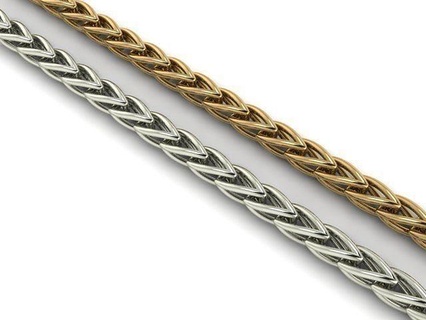 Halskette Gold Schmuck druckbar Diamant Ring Juwel Halsketten 3d print model - Mito3D
