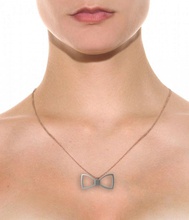 collier arc simple de la mode bow jeune fille bijoux défi d'autres 3d print model - Mito3D