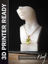 kolye standı takı dur hediye boyun necklacestand <url> 3dprinting 3d print model - Mito3D