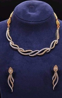 kolyeler yazdırılabilir mücevher elmas kolye Solitaire Kadın moda gelin altın nişan Hintli lüks geleneksel takı 3d print model - Mito3D