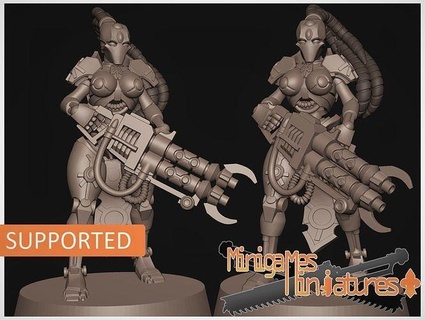 necro savaşçı anime heykelcik wh Warhammer wh40k Uzay deniz Necron Eldar ork tau kız kardeş savaş altında alternatif oyunlar oyuncaklar yazı tahtası 3d print model - Mito3D