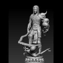 necromancer lord of rings figurine diablo sculpture figure statue magician warrior art zombi magic game games toys 3d print model - Mito3D