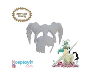 nelliel centaur mask 3d model - bleach cosplay games toys 3d print model - Mito3D