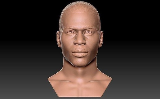 nelly bust 3d printing ludacris ice cube notorious big biggie rapper celebrity famous eminem jay eazy snoop dogg dre kanye west singer diddy art sculptures 3d print model - Mito3D