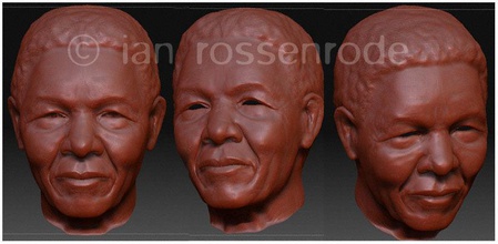 nelson mandela 3d print art hero leaders historical african madiba sculptures 3d print model - Mito3D