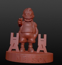 Nelson Skulptur Zahl Kunst Figur Statue Dekor Skulpturen 3d print model - Mito3D