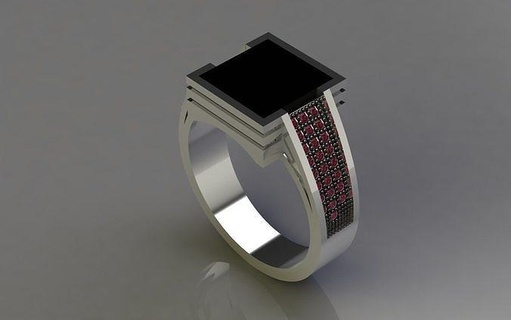 neo man ring model41 gold silver diamond jewelry jewellery design luxury rings jewel micro 3d print model - Mito3D