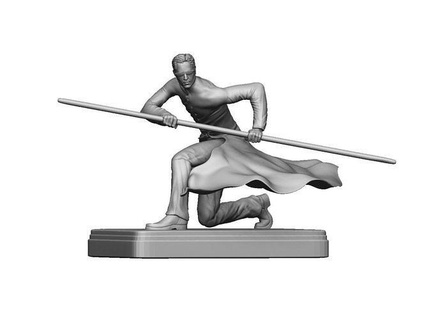 neo reloaded 3d print stl neo matrix anderson chosen elect select reloaded reeves keanu laurence kerry anne moss tomas agent statue miniature figurine stl 3dprint games toys games toys  3d print model - Mito3D