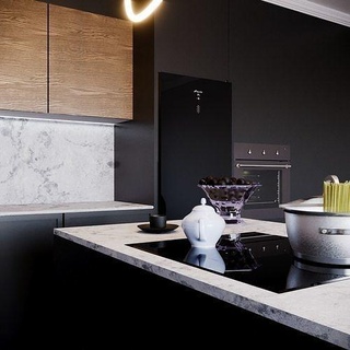 neoclassico cucina design interni 3dmodels mobilia Casa cenare 3d print model - Mito3D
