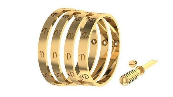 design 4 dimensioni carter vite braccialetto desing braccialetti elegante sempre gioielleria hardware lusso oro moda diverso per contemporaneo karitè nozze calcolo 3d print model - Mito3D