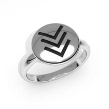 moda nova rodada etnic símbolo jóias anel de impressão emoji 3d modelo printable a pingente brincos jóia luxo catraia diamantes eua o engajamento aniversário casamento da forma anéis 3d print model - Mito3D