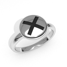 nouvelle mode ronde bijoux bague imprimable de l'anneau emoji 3d modèle la pendentif des boucles d'oreilles joyau luxe le crâne les diamants états-unis l'engagement anniversaire mariage anneau anneaux 3d print model - Mito3D