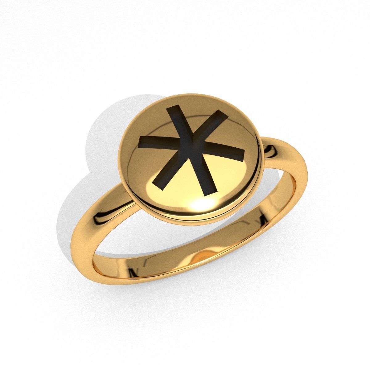 new fashion round jewelry ring printable emoji 3d model pendant earrings jewel luxury scull diamonds usa engagement anniversary wedding rings 3D print model - Mito3D