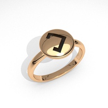 new fashion round jewelry ring printable emoji 3d model pendant earrings jewel luxury scull diamonds usa engagement anniversary wedding rings 3d print model - Mito3D