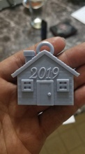 nuova casa ornamento 2019 art di natale vacanza famiglia carino la decorazione fotone albero sculture 3d print model - Mito3D