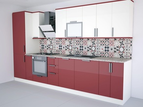 yeni modern mutfak ev mimar mimari Daire bölgesi modelleme modernmodeling model 3d yemek 3d print model - Mito3D