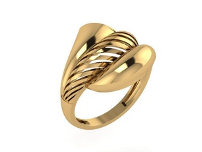 la nouvelle bague de 002 bijoux or l'anneau d'argent l'amour en diamant blanc livre sterling anneau mode imprimable mariage l'engagement joyau beauté d'impression l'habillement l'impression cad le les anneaux 3d print model - Mito3D