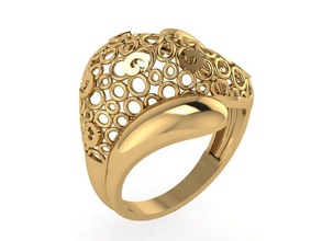 new ring 006 jewelry gold wedding engagement jewel jewellery printable diamond silver engagem fashion beauty cad rhino apparel sapphire rings 3d print model - Mito3D