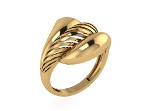 nuevo anillo 009 la joyería compromiso de oro plata gem joya imprimible diamante brillante moda y belleza sterling prendas vestir zafiro diamant ruby el boda los anillos 3d print model - Mito3D