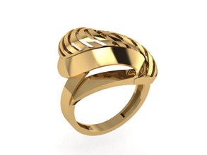 nuevo anillo 010 la joyería de oro moda sterling imprimible y belleza diamante el platino boda compromiso joya impresión collar creación prototipos brillante gem los anillos 3d print model - Mito3D