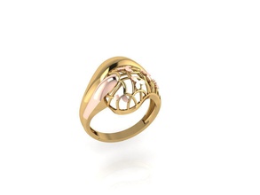 nuevo anillo 017 la joyería de oro moda y belleza diamante boda el brazalete joya cad compromiso plata sterling brillante engagem los anillos 3d print model - Mito3D