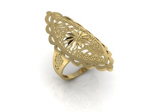 nouvelle bague 017 bijoux or de l'anneau mariage gem l'engagement joyau imprimable le diamant d'argent engagem en anneau mode fiançailles beauté cad solitair les anneaux 3d print model - Mito3D