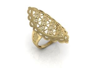 neuen ring 018 Schmuck gold bedruckbar ist Silber engagem diamond engagement Hochzeit cad Diamant-ring sterling Mode-ring Mode-Schönheit Saphir solitaire rhino Ringe 3d print model - Mito3D