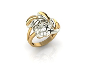la nouvelle bague de 020 bijoux or anneau mode beauté en diamant mariage le bracelet joyau platine d'argent l'anneau imprimable gem brillant livre sterling solitaire fiançailles les anneaux 3d print model - Mito3D