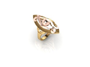 ring 021 gold schmuck engagement juwel druckbar hochzeit platin brillant mode schönheit sterling diamant kleidung rubin engagem cad ringe 3d print model - Mito3D