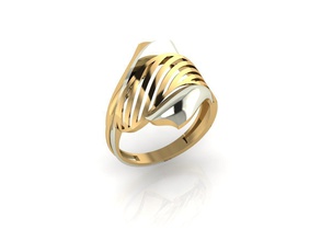 novo anel 024 jóias ouro o engajamento de casamento gem jóia prata printable diamante da forma noivado sterling brilhantes moda beleza colar vestuário safira brillant anéis 3d print model - Mito3D