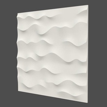 dalga panel duvar dekor dekorasyon ev sörf samur rüzgâr sörfü svingci dalgalanma bırak ölsünler aydınlatma 3d print model - Mito3D