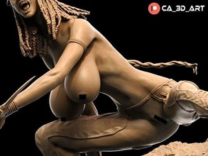 neytiri nsfw 3d impresión avatar soporte mujer cuerpo criatura película arte fantasía personaje figura ficticio anatomía escultura figuritas hembra continuar monstruo esculturas 3d print model - Mito3D