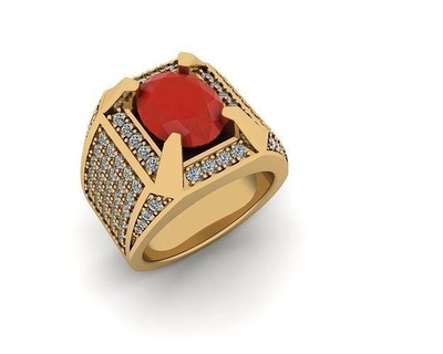 nhan nam Diamant Gold Ring Silber Hochzeit Juwel Schmuck Ringe 3d print model - Mito3D