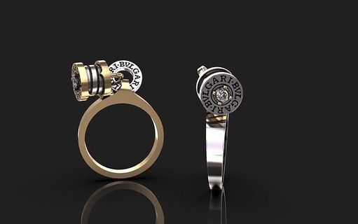simpatico gioielleria squillare moda oro stampabile anelli 3d print model - Mito3D