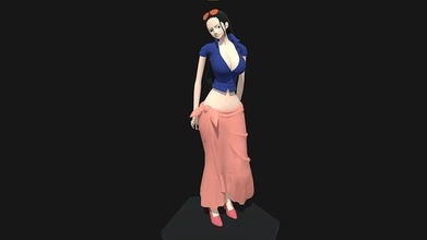 nico robin nicorobin ruffy stück anime frau sexygirl hentai spiele spielzeuge spiel zubehör 3d print model - Mito3D
