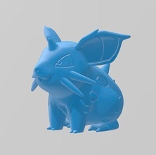 nidoran hembra pokemon high res nidoqueen nidoranf nidoranm juegos juguetes 3d print model - Mito3D