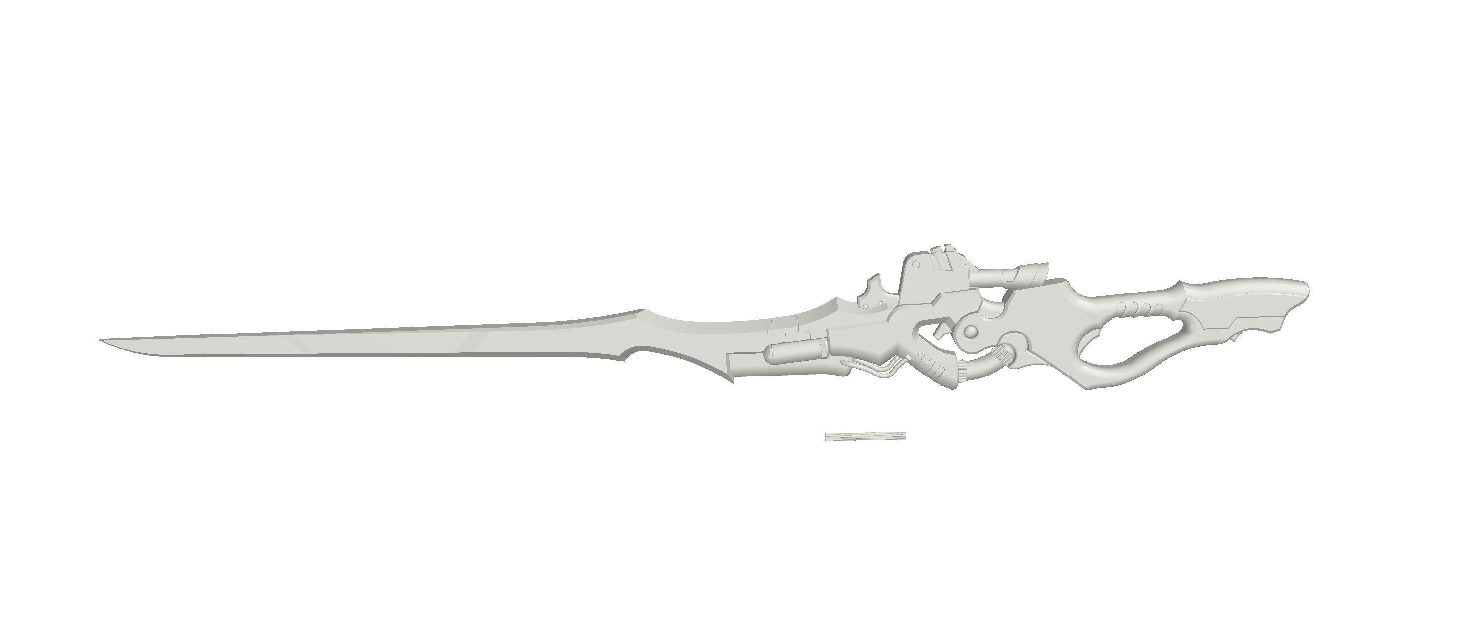 nier automata type40 sword stl files 3d print cosplay prop propmaker costume type 40 games toys game accessories 3D print model - Mito3D