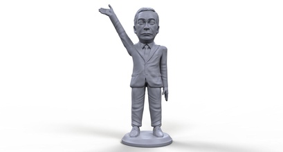 nigel farage stylized high quality 3d printable miniature games-toys politician political british england leader candidate statue sculpture figurine democracy board game toy brexit games toys accessories 3d print model - Mito3D