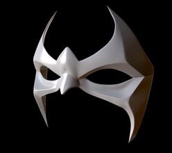 nacht flügel maske nachtschwinge dc kostüm cosplay cosplayer 3dprinting 3dprint nachtflügelmaske cosplays 3dmodel modell modelle helm gesicht kostüme charakter overwatch spiele spielzeuge 3d print model - Mito3D