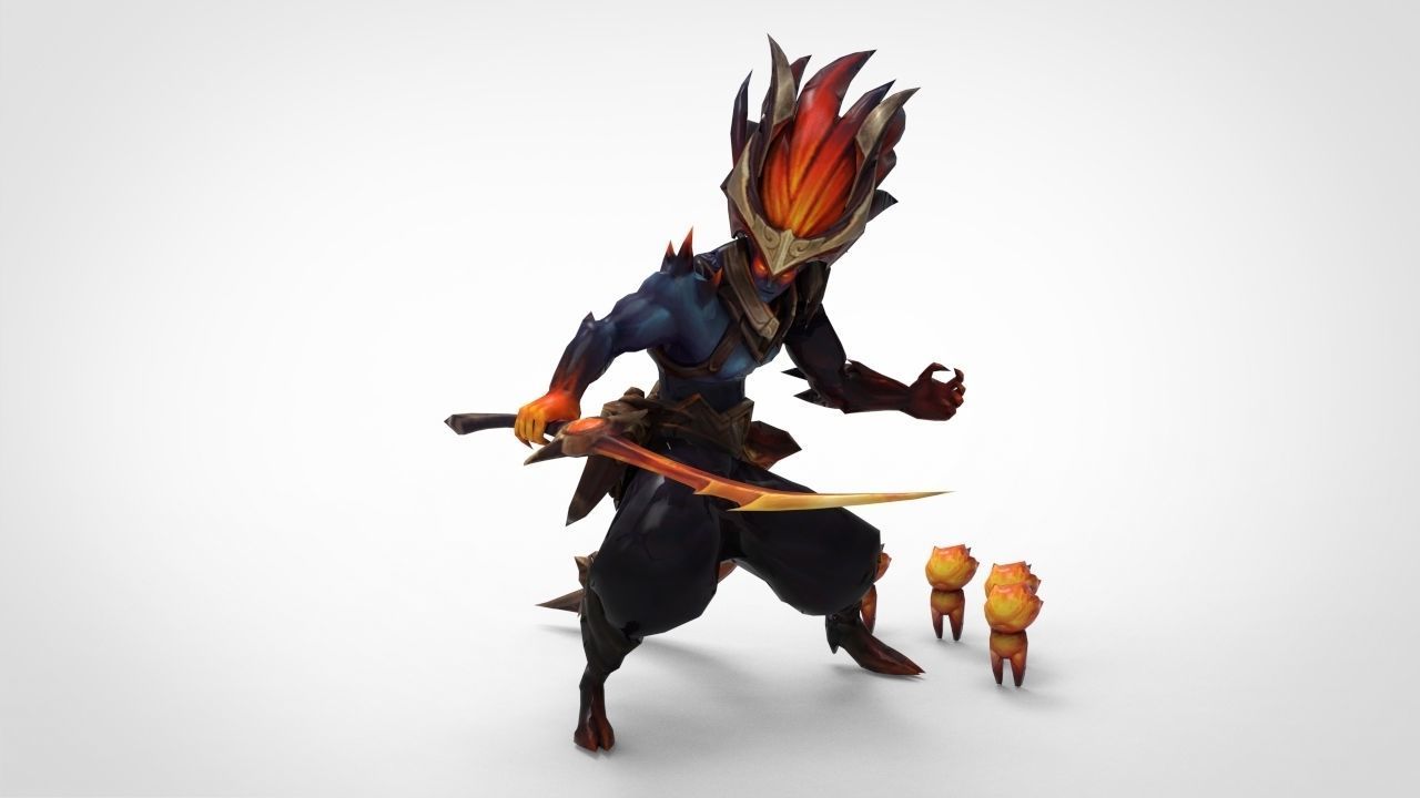 nightbringer yasuo - league of legends action figure champion statue online game toy lol skin actionfigure 3d 3dprint model hero sculpture games toys 3D print model - Mito3D