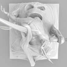 cauchemar de l'homme art zbrush le monstre la sculpture caractère fantaisie characterchallenge sculptures 3d print model - Mito3D