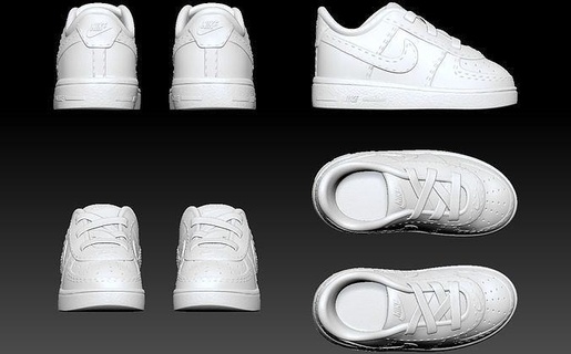 nike air force 1 baby shoes 3d print shoes nike air footwear boot wear feet fashion shoe print 3d men match leather force 1 baby foot gym run air 1 nike shoe  3d print model - Mito3D