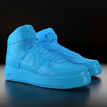 nike air force 1 high basketball fitness foot footwear gym lifestyle model sport pbr 07 printing print fashion shoes 3d print model - Mito3D