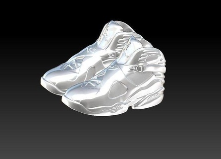 nike hava Ürdün 8 parmak Spor ayakkabı kukla moda 3d print model - Mito3D