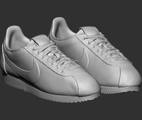 nike cortez zapatos highpoly 3d impresión malla calzado yeezy adidas zapatilla entrenador jordán imprimible urbano personas sl vida imvu zapatero sims nft ropa calle táctico moda 3d print model - Mito3D