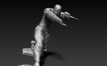 ninja pied clan tmnt déchiqueteuse japon assassin krang bande dessinée dessin animé jeu film jouets figurine statue objets collection personnage jeux 3d print model - Mito3D