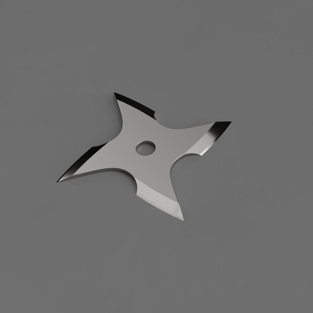 ninja shuriken art martial acier japon lame arme assassin fer varié flèche 3d 3dprinting impression samouraï imprimable kukri abstrait loisir diy main outils 3D print model - Mito3D