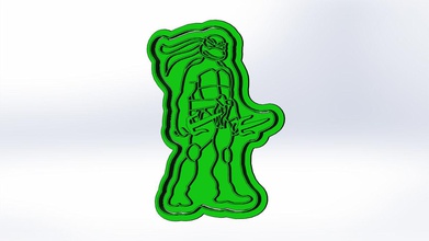 las tortugas ninja cortador de galletas casa ninjaturtles cookie cocina comedor 3d print model - Mito3D