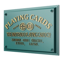 nintendo ehemaligen Hauptsitz Platte kyoto Karten spielen Spiel design video-Spiel symbol text sign business alt 1889 Tokio japan Haus Dekor 3d print model - Mito3D