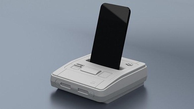 nintendo snes dock universal smartphone nintento usb games toys game accessories 3d print model - Mito3D